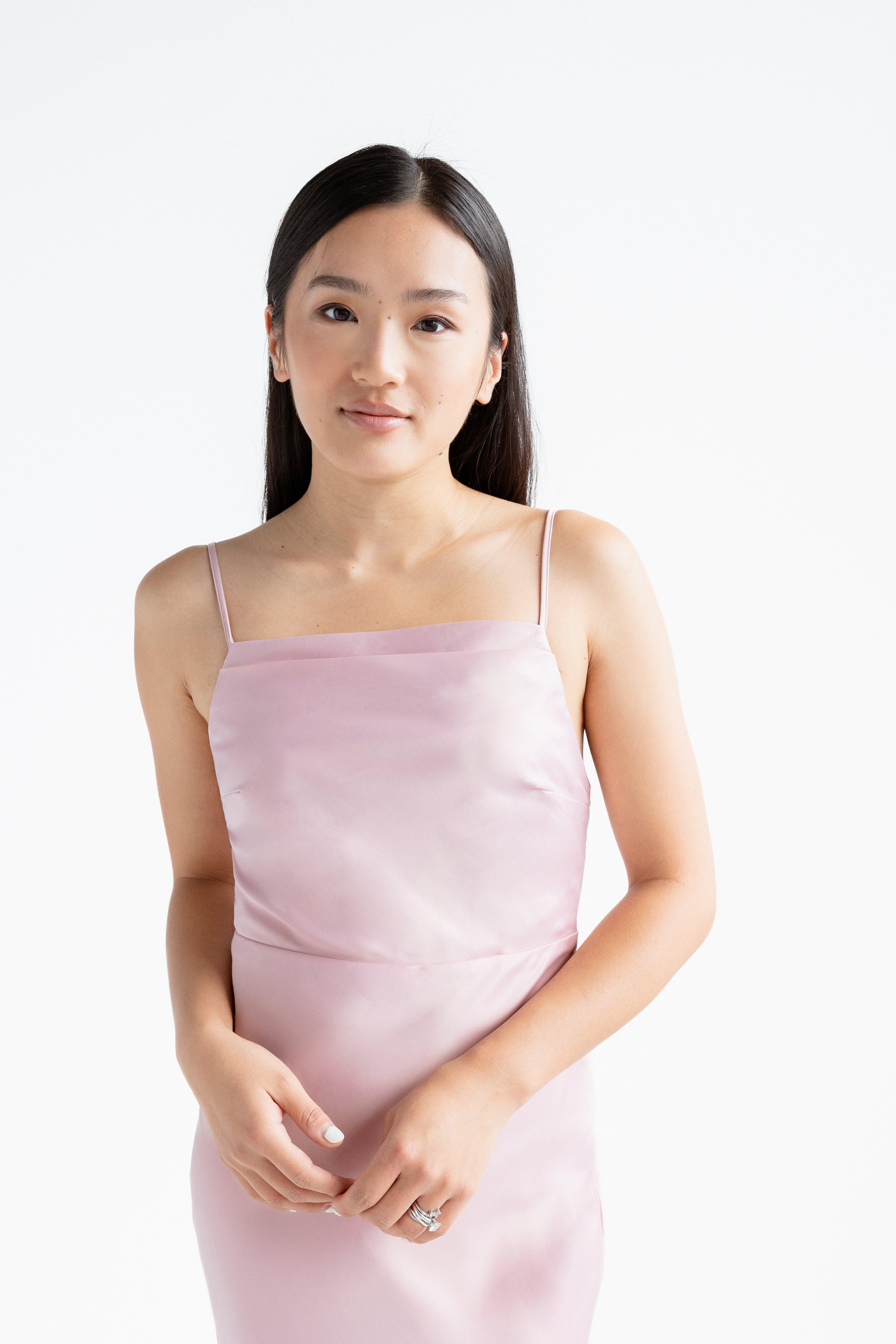Connie - Blush Square Neck